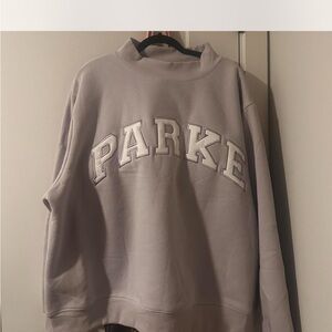 Parke 2026 Valentine’s Day lavender x white XXL mockneck